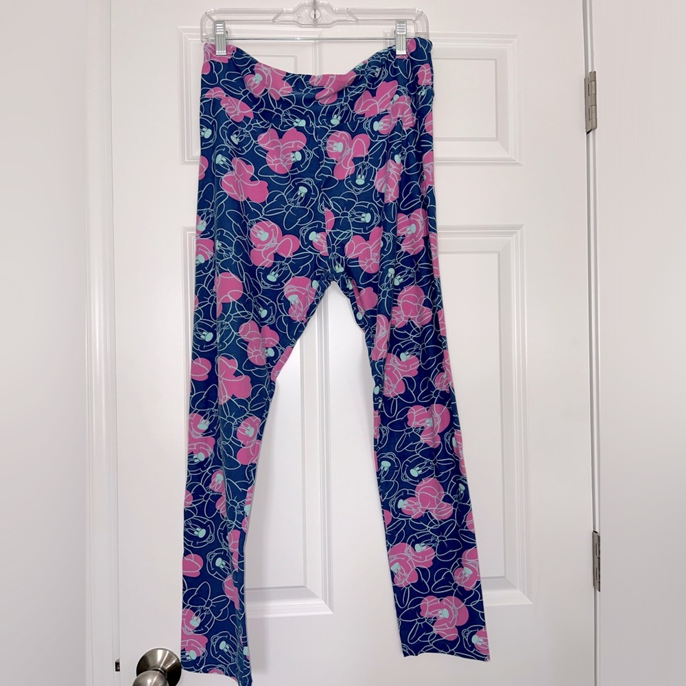 LuLaRoe Disney butter soft leggings size T&C XL XXL Minnie Mouse